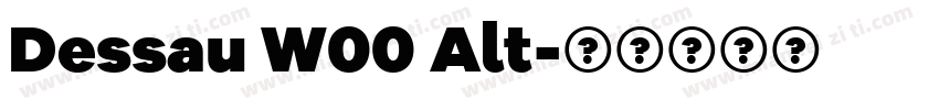 Dessau W00 Alt字体转换